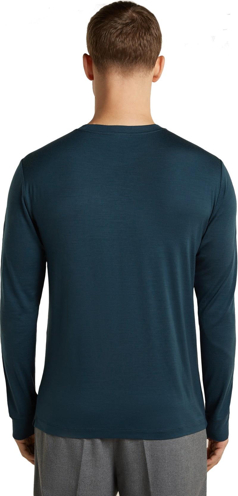 15.5 MerinoFine Jersey LS Tee - Unisex - abyss 1