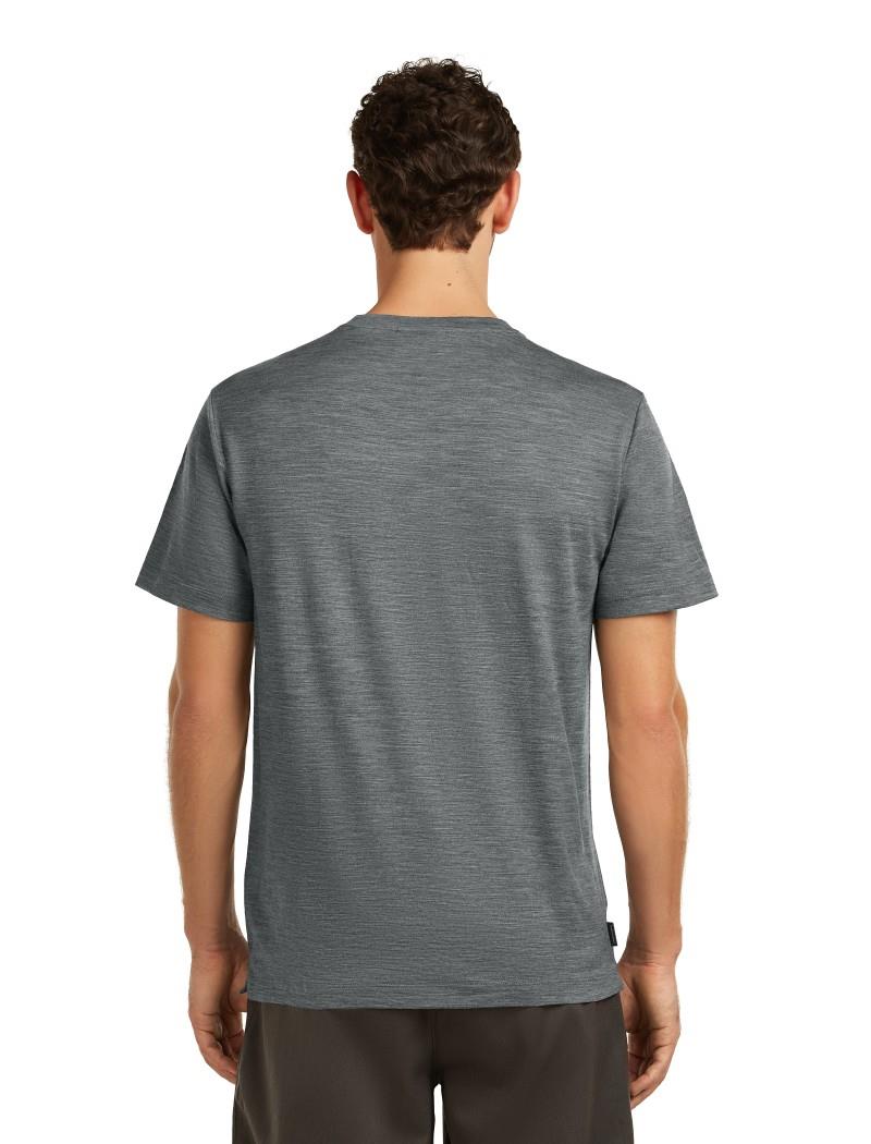 15.5 MerinoFine Jersey SS Tee - Mens - gritstone heather 1