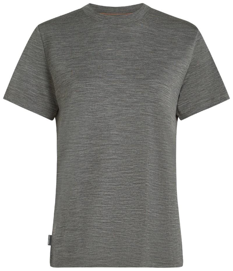 15.5 MerinoFine Jersey SS Tee - Womens - gritstone heather 1