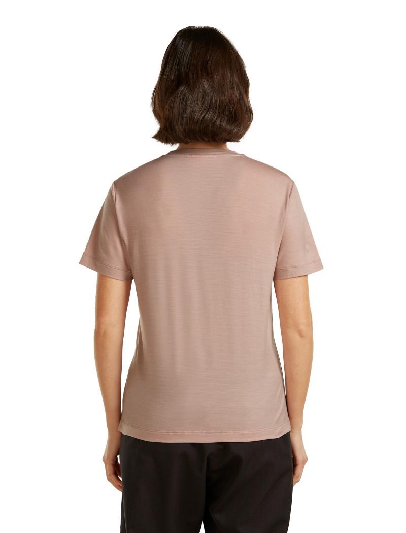 15.5 MerinoFine Jersey SS Tee - Womens - pink quartz 1