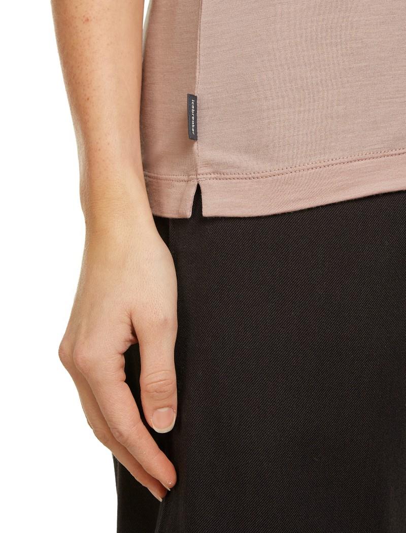 15.5 MerinoFine Jersey SS Tee - Womens - pink quartz 1