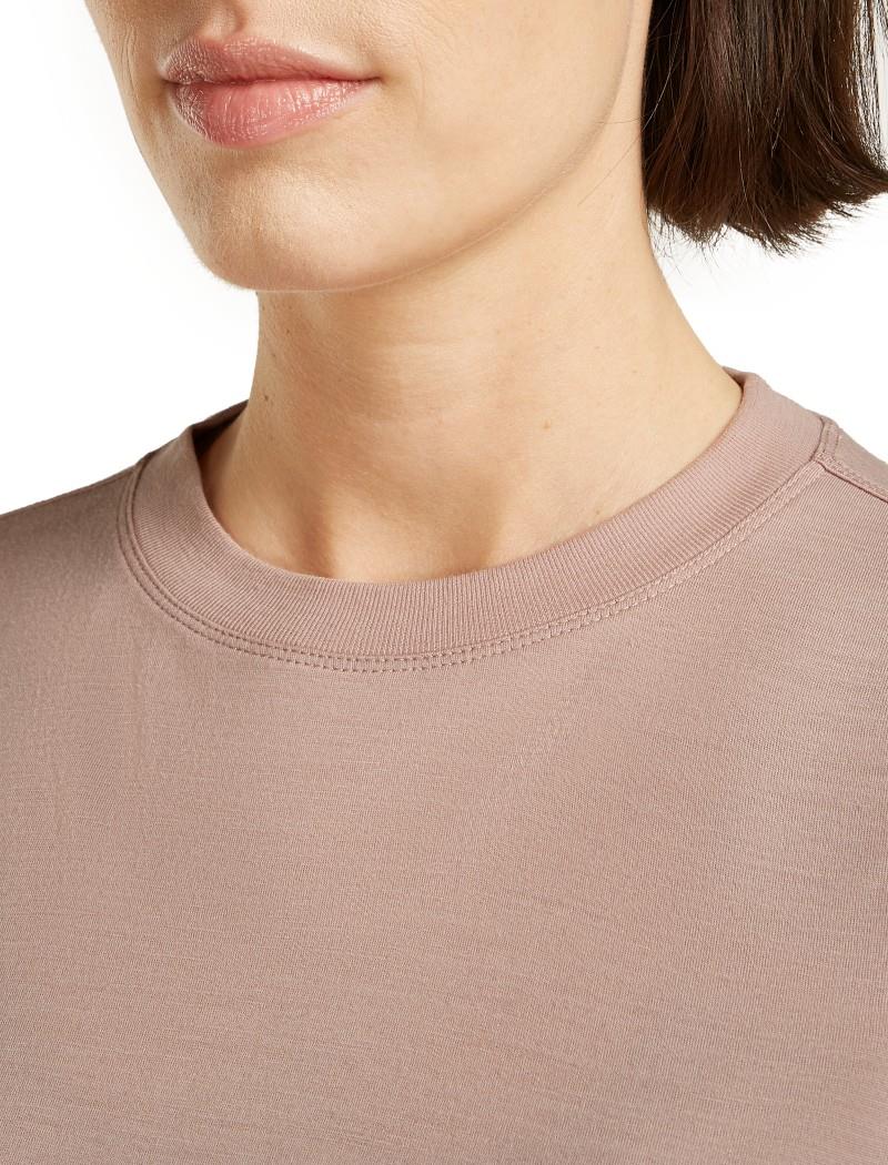 15.5 MerinoFine Jersey SS Tee - Womens - pink quartz 1