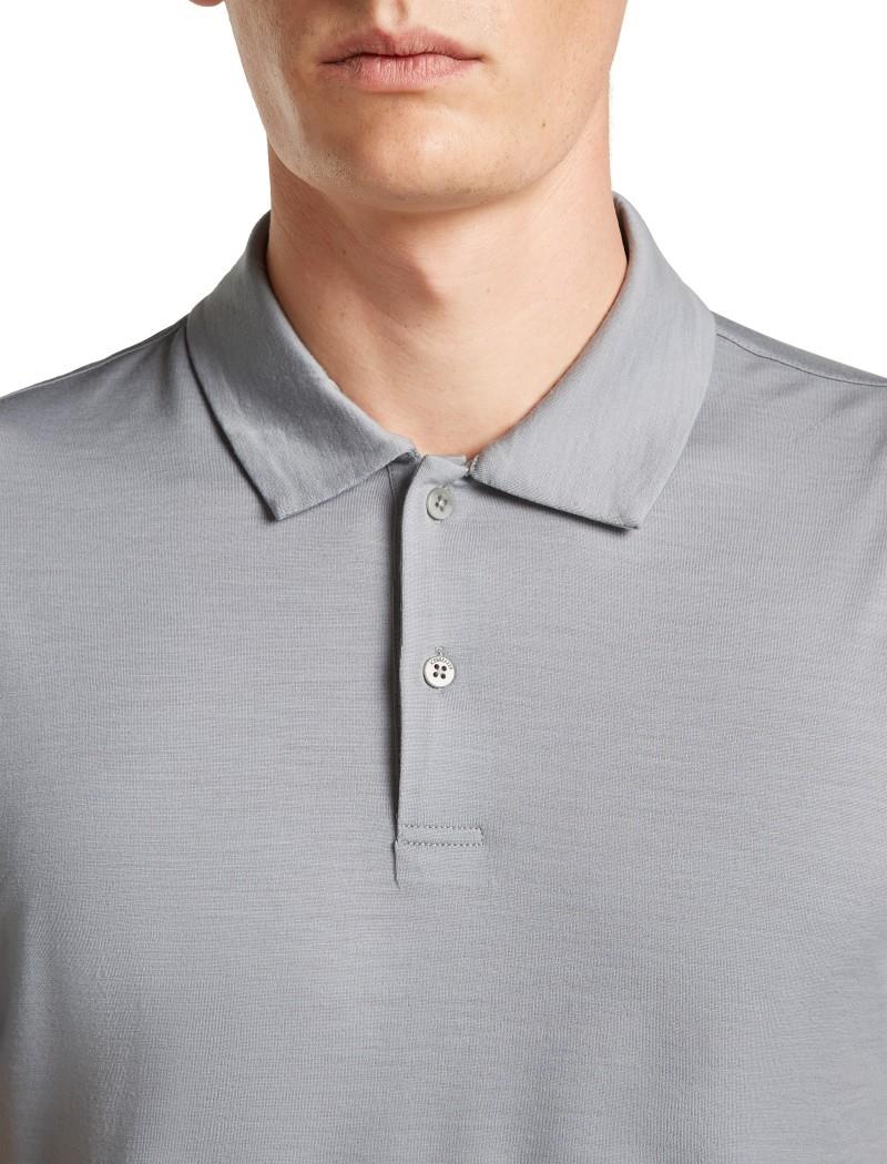 15.5 MerinoFine SS Polo - Mens - proto grey 1