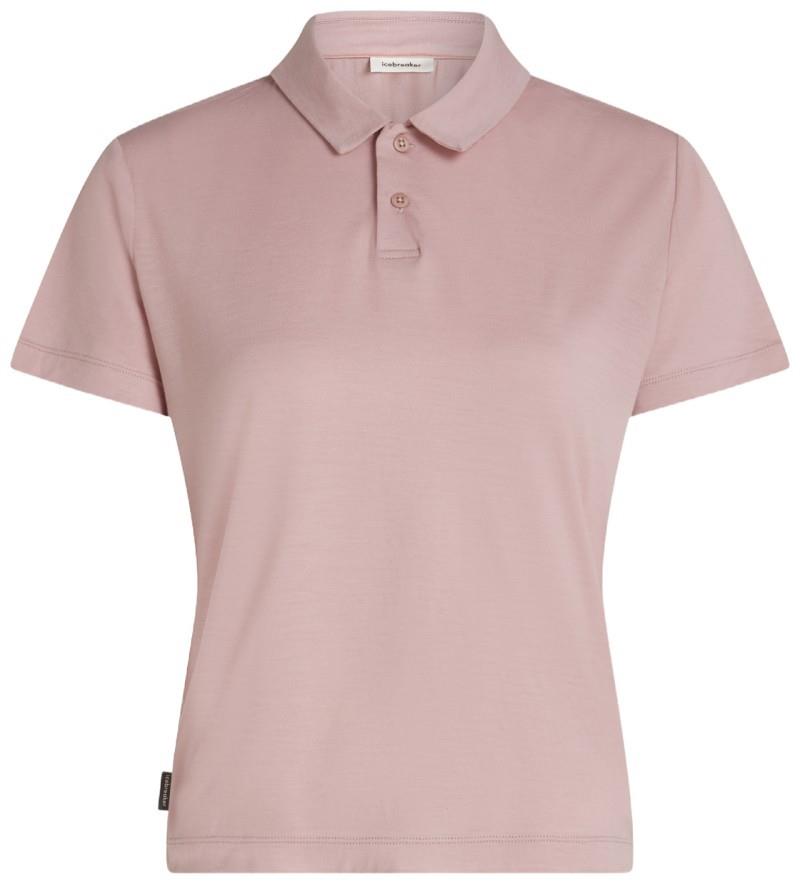 15.5 MerinoFine SS Polo - Womens - pink quartz 1