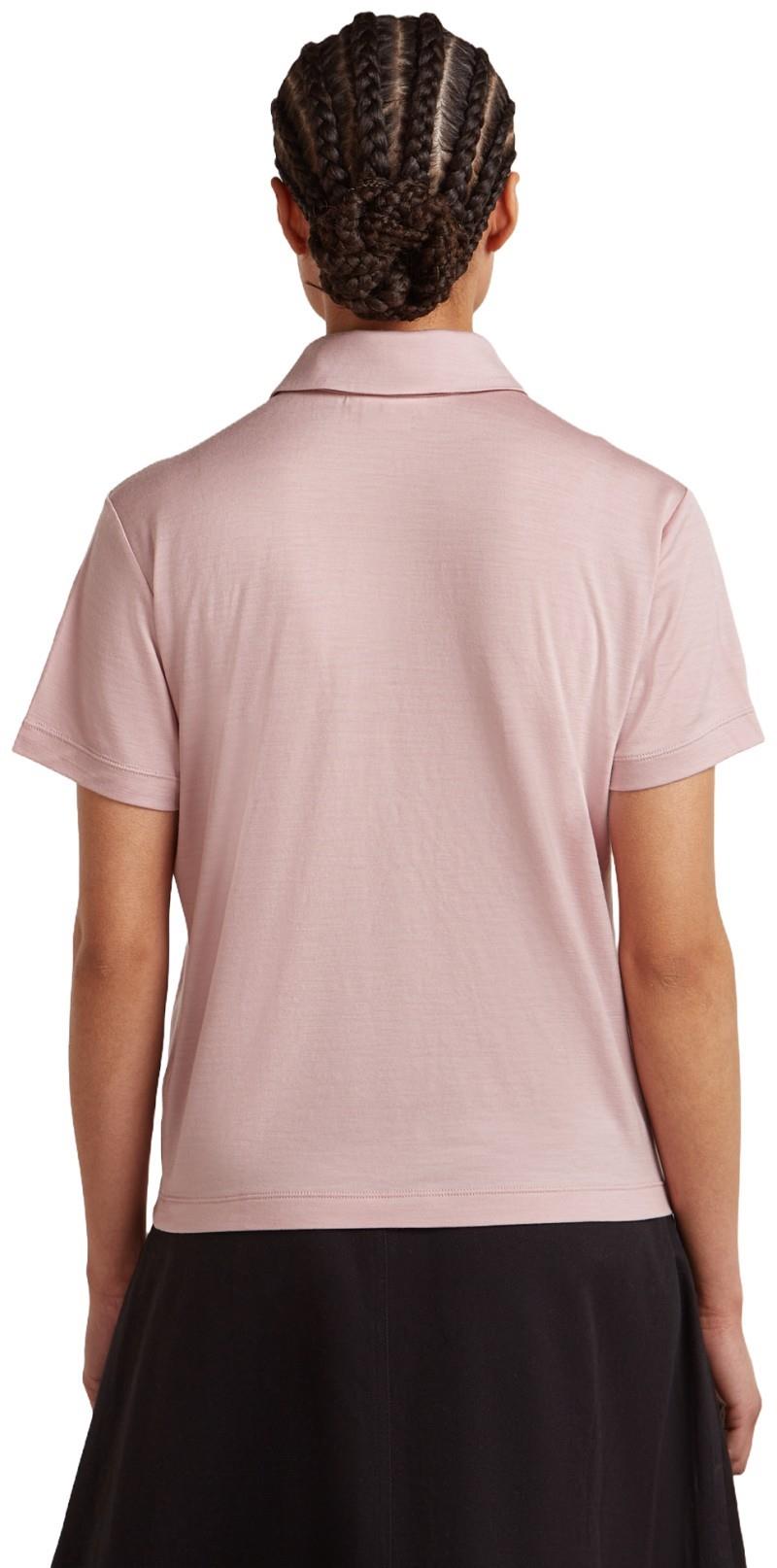 15.5 MerinoFine SS Polo - Womens - pink quartz 1