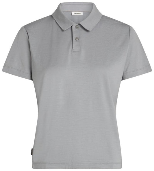 15.5 MerinoFine SS Polo - Womens - proto grey 1