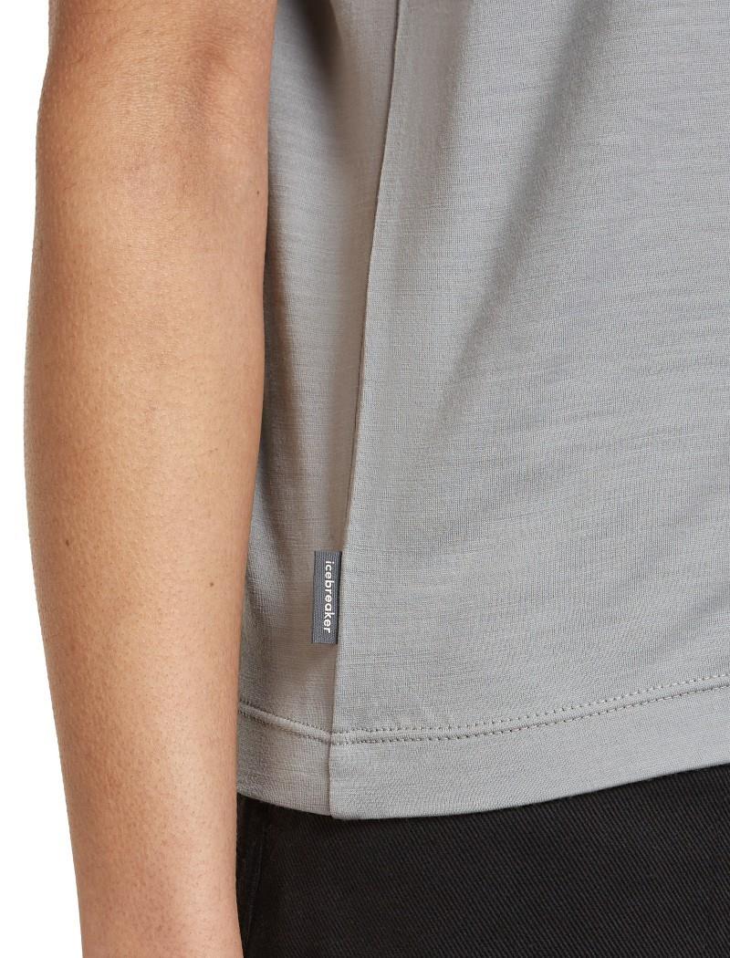 15.5 MerinoFine SS Polo - Womens - proto grey 1
