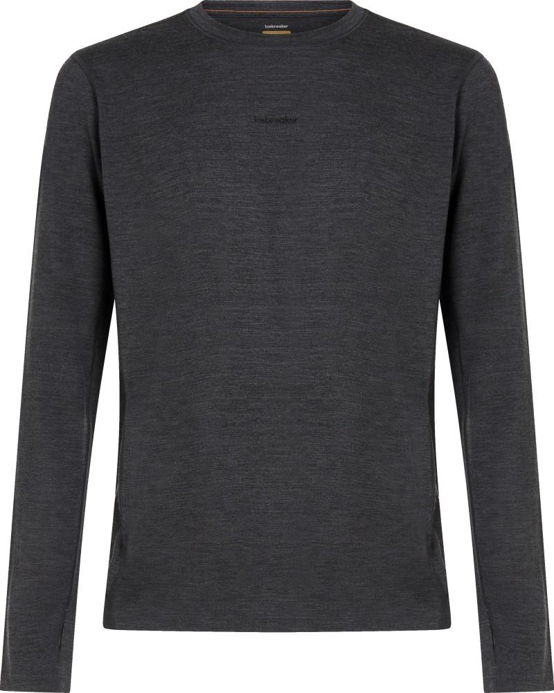 200 MerinoFine Ace LS Crewe - Mens - jet heather 1