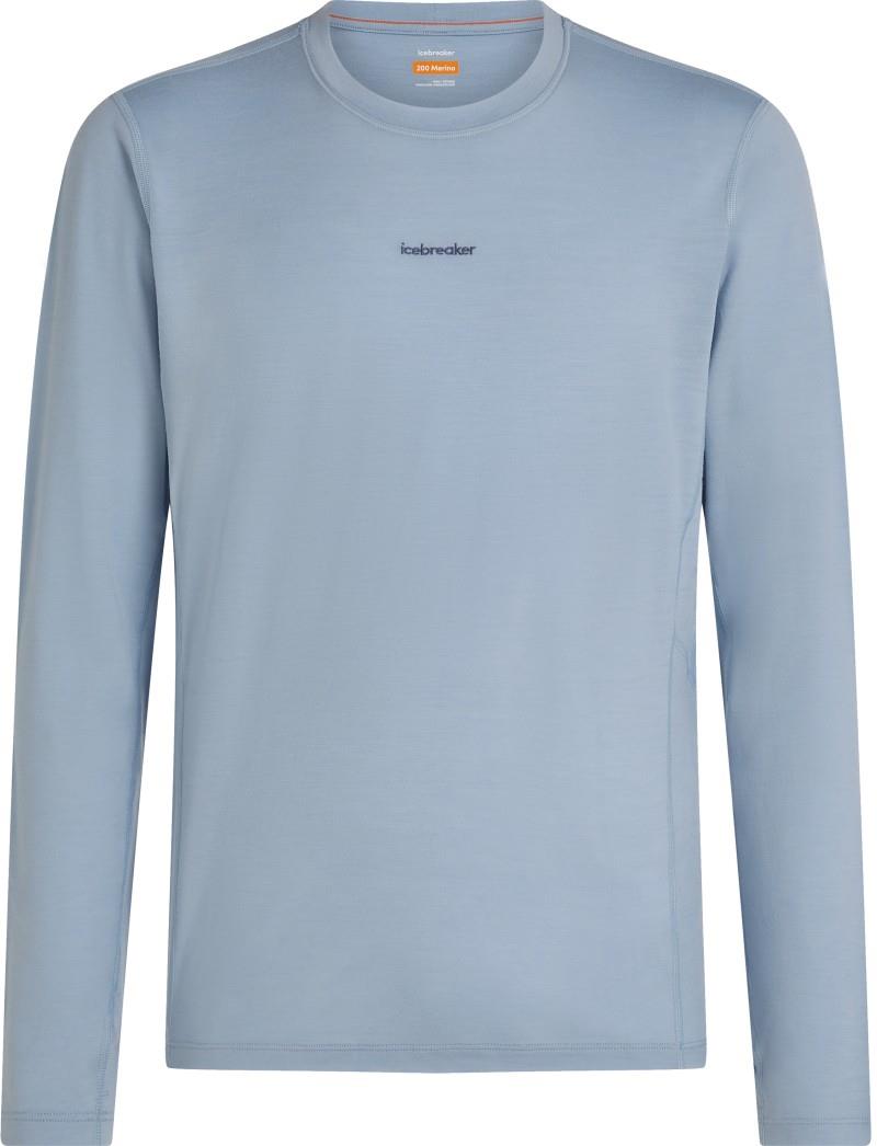 200 MerinoFine Ace LS Crewe - Mens - zinc blue 1