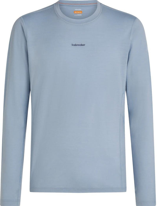 200 MerinoFine Ace LS Crewe - Mens - zinc blue 1