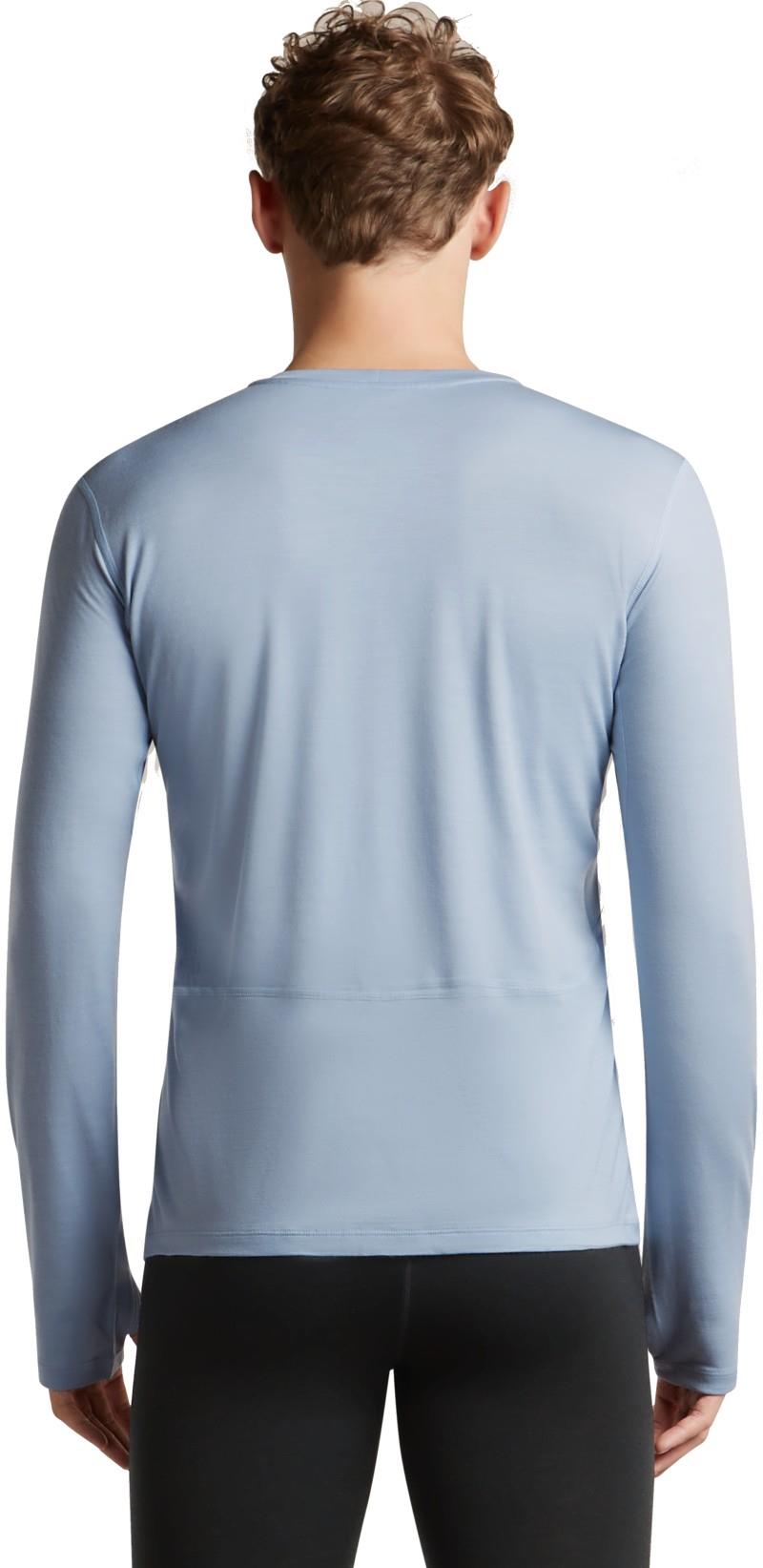 200 MerinoFine Ace LS Crewe - Mens - zinc blue 1
