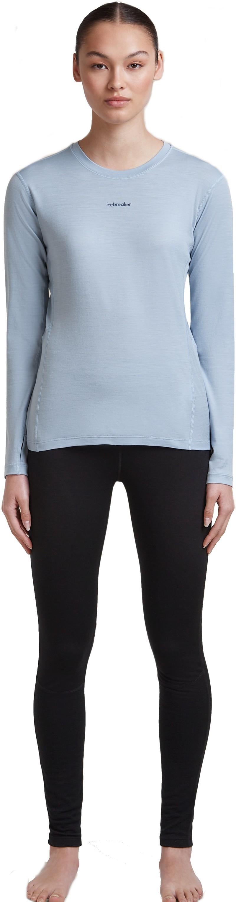 200 MerinoFine Ace LS Crewe - Womens - zinc blue 1