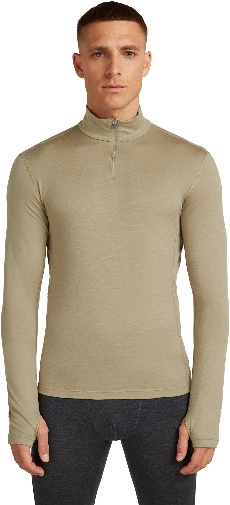 200 MerinoFine Ace LS Half Zip - Mens - flagstone 1