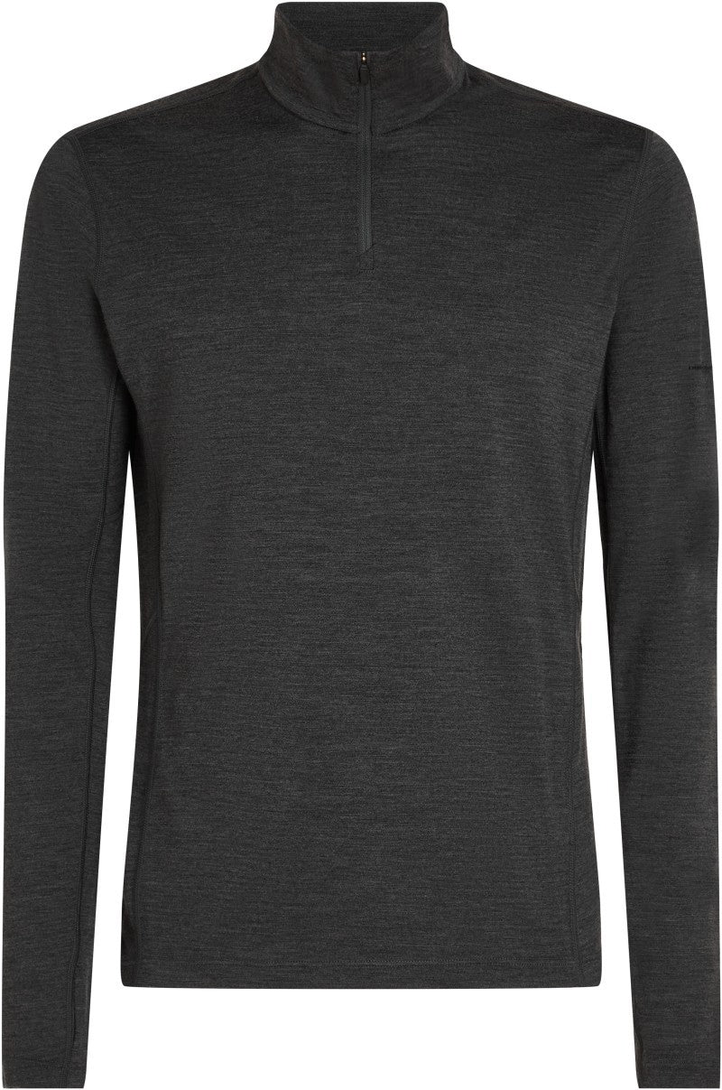 200 MerinoFine Ace LS Half Zip - Mens - jet heather 1