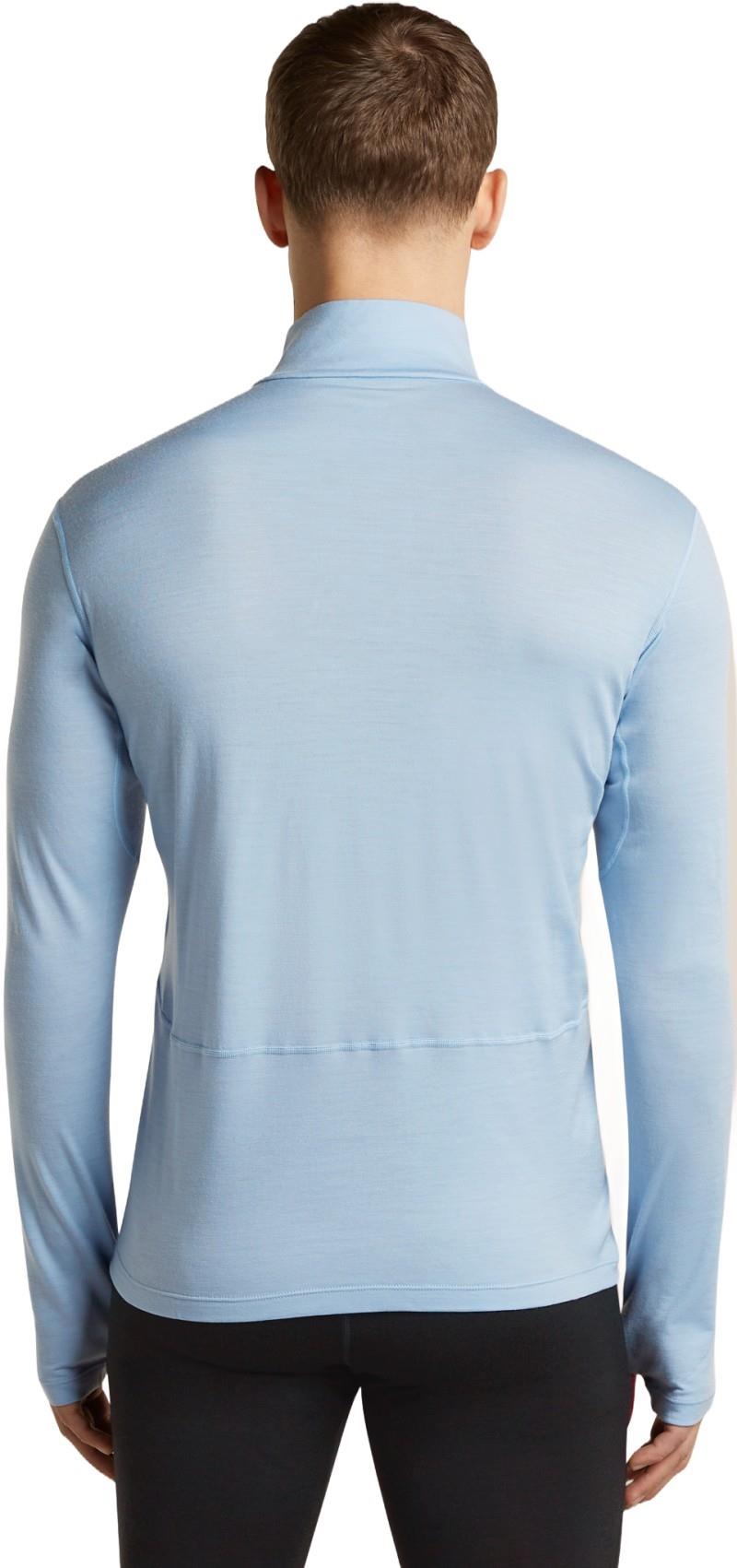 200 MerinoFine Ace LS Half Zip - Mens - zinc blue 1
