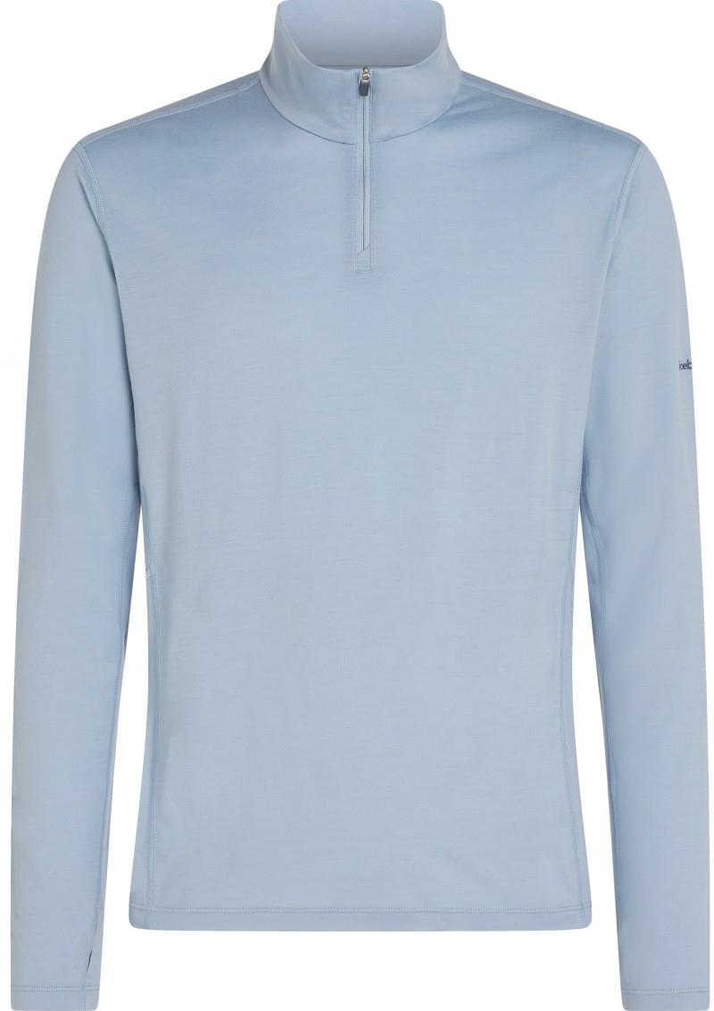 200 MerinoFine Ace LS Half Zip - Mens - zinc blue 1