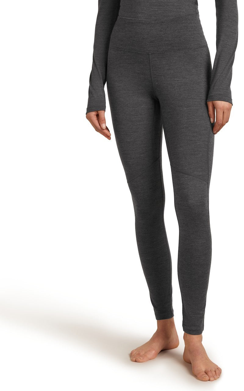 200 MerinoFine Ace Leggings - Womens - jet heather 1