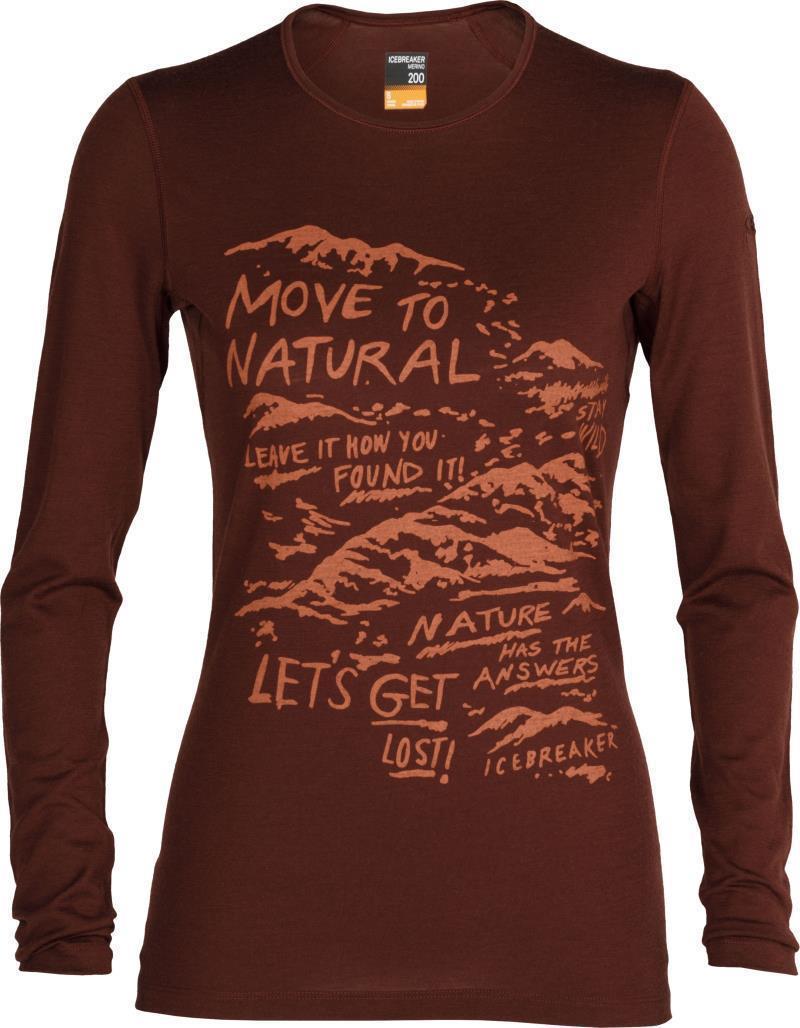 200 Oasis LS Crewe - Travel Diaries - Womens - espresso 1