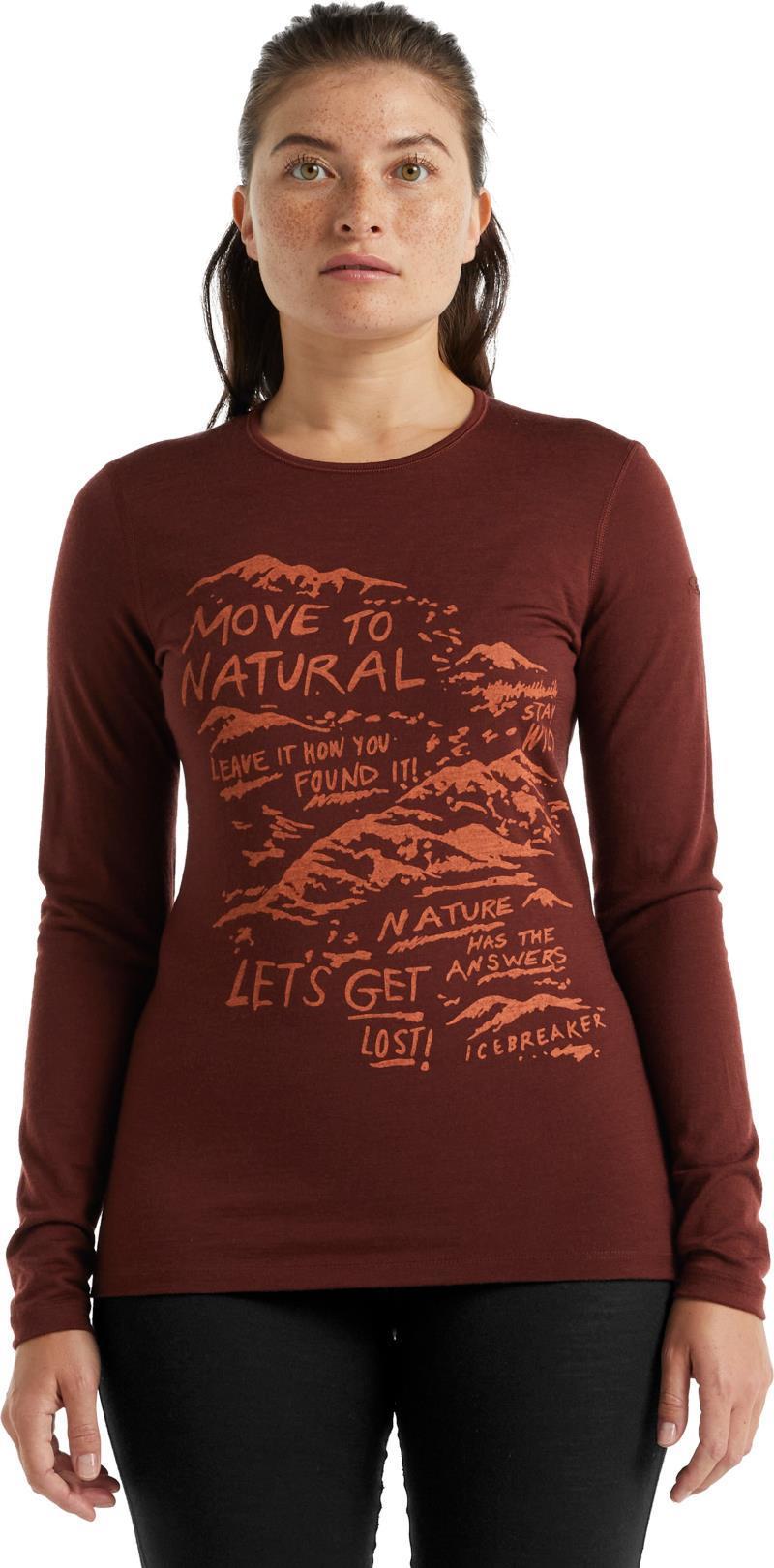 200 Oasis LS Crewe - Travel Diaries - Womens - espresso 1