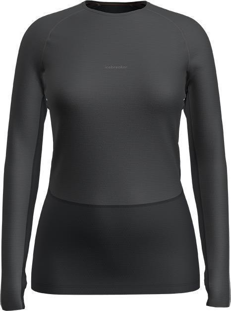 200 ZoneKnit LS Crewe - Womens - Jet Heather / Black / Metro Heather / CB 1