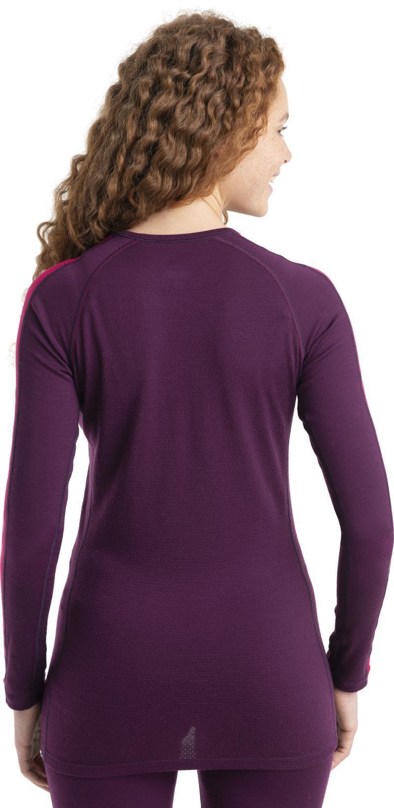 200 ZoneKnit LS Crewe - Womens - Nightshade / Electron Pink / CB 2
