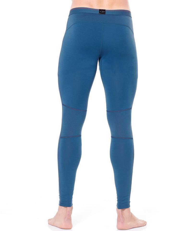 200 Zone Leggings - Mens - Prussian Blue / Chili Red 3