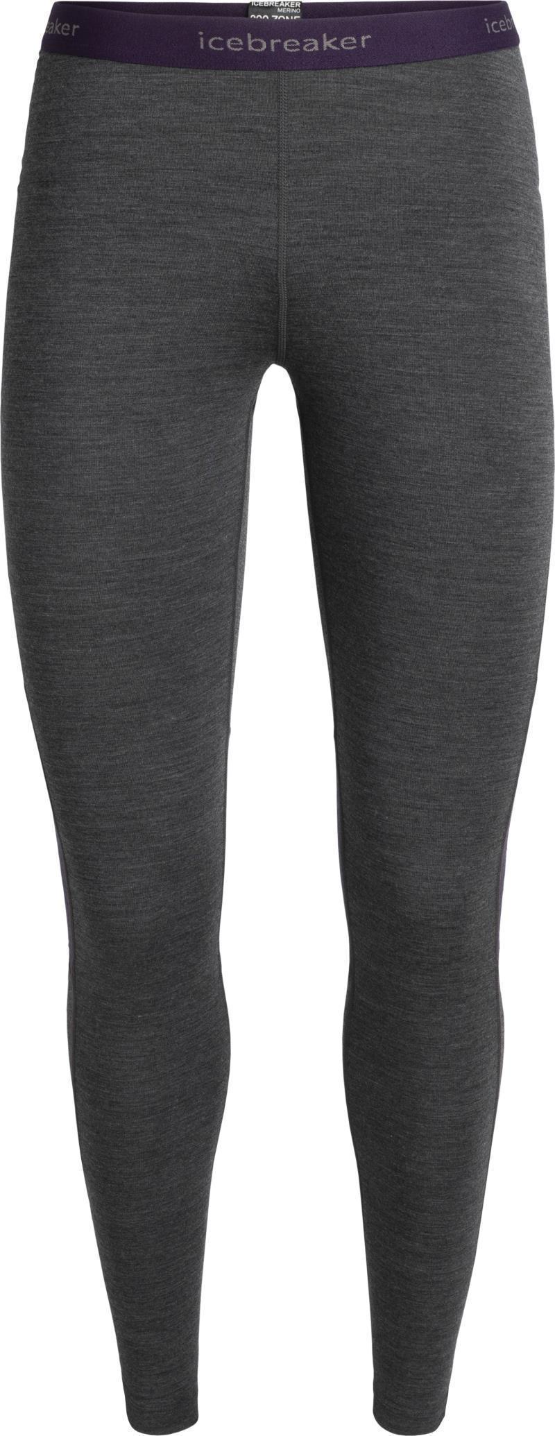200 Zone Leggings - Womens - jet heather / lotus 1