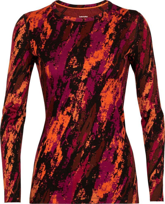 250 Vertex LS Crewe - Sedimentary - Womens - cherry / flash / black - jacquard 1