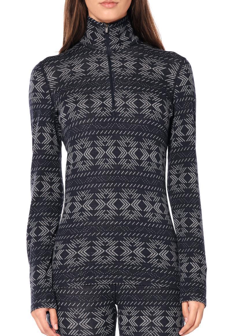 250 Vertex LS Half Zip - Crystalline - Womens - Midnight Navy 2