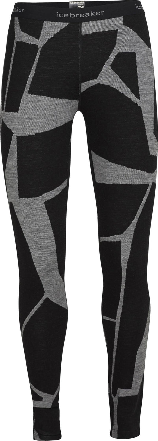 250 Vertex Leggings - Fractured Landscapes - Womens - black 1