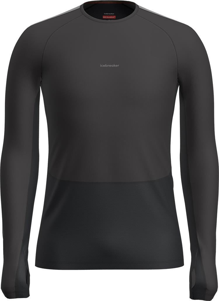 260 ZoneKnit LS Crewe - Mens - jet heather / black / metro heather / cb 1
