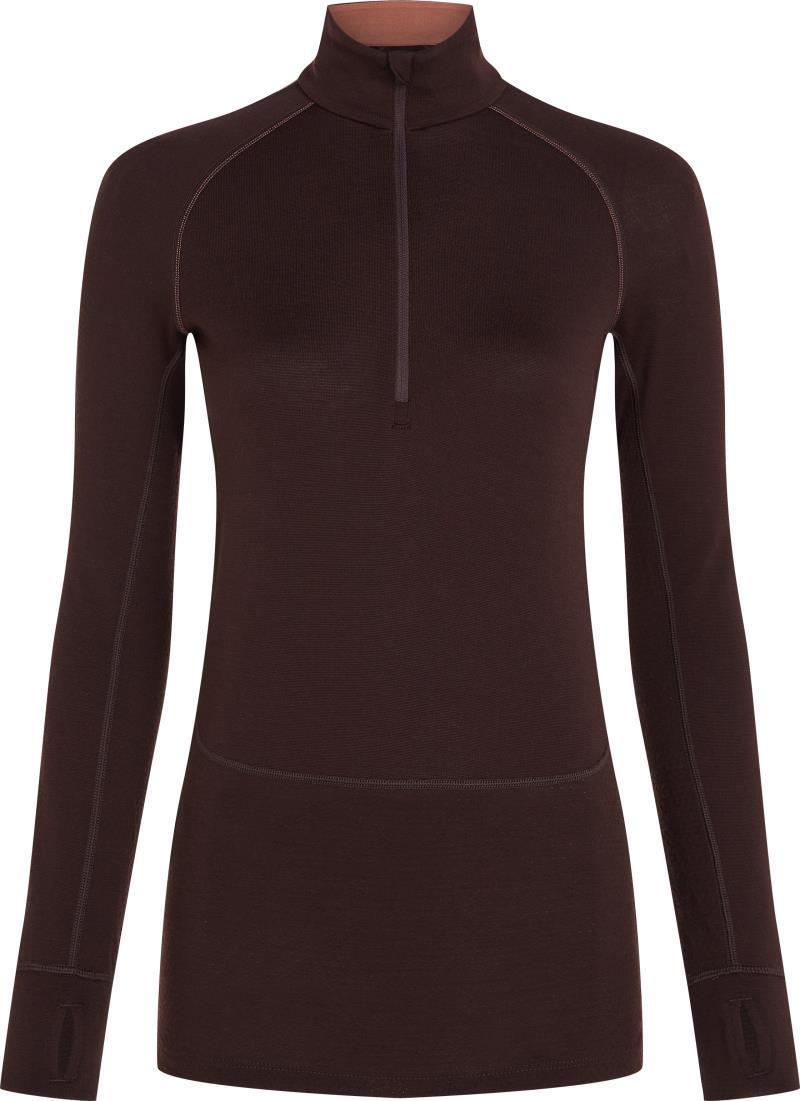 260 ZoneKnit LS Half Zip - Womens - bittersweet / cedarwood / cb 1