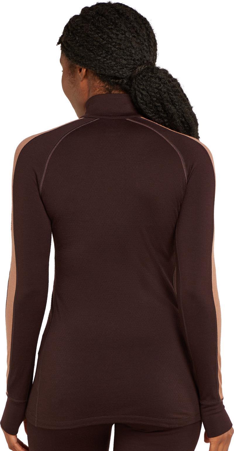 260 ZoneKnit LS Half Zip - Womens - bittersweet / cedarwood / cb 1