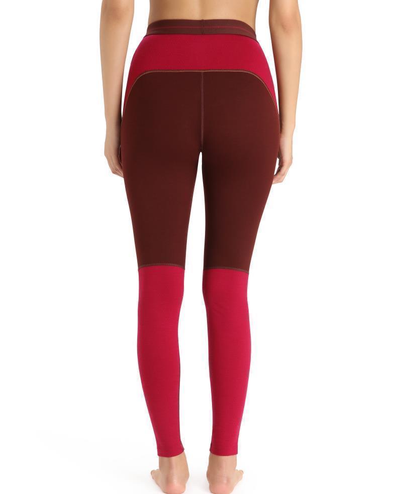 260 ZoneKnit Leggings - Womens - Espresso / Cherry / CB 3