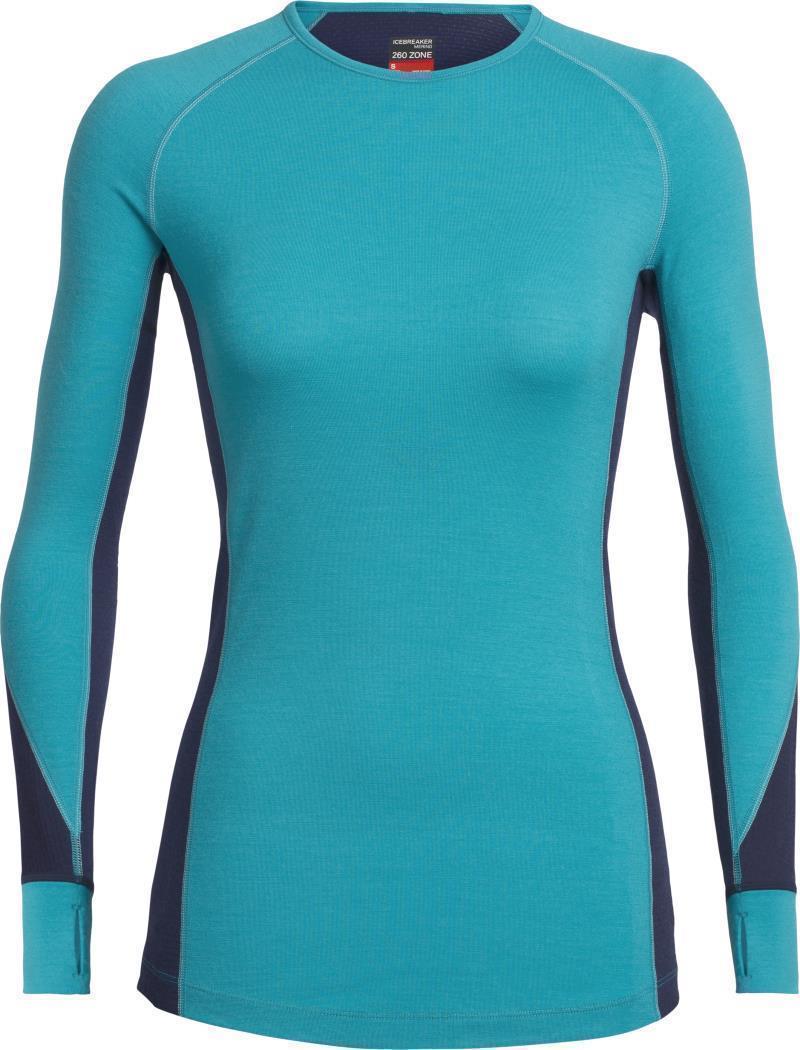 260 Zone LS Crewe - Womens - Arctic Teal / Midnight Navy 1
