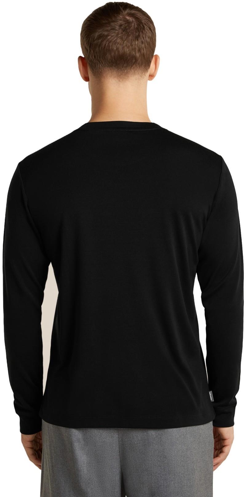 300 15.5 MerinoFine LS Tee - Mens - black 1