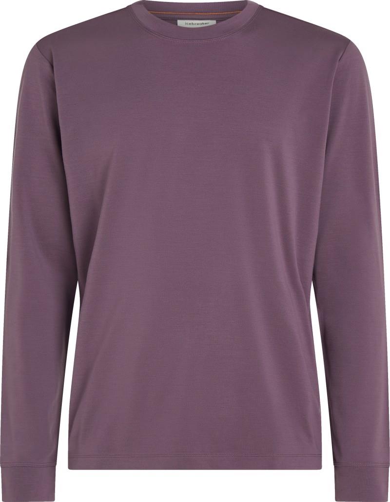 300 15.5 MerinoFine LS Tee - Mens - grey plum 1