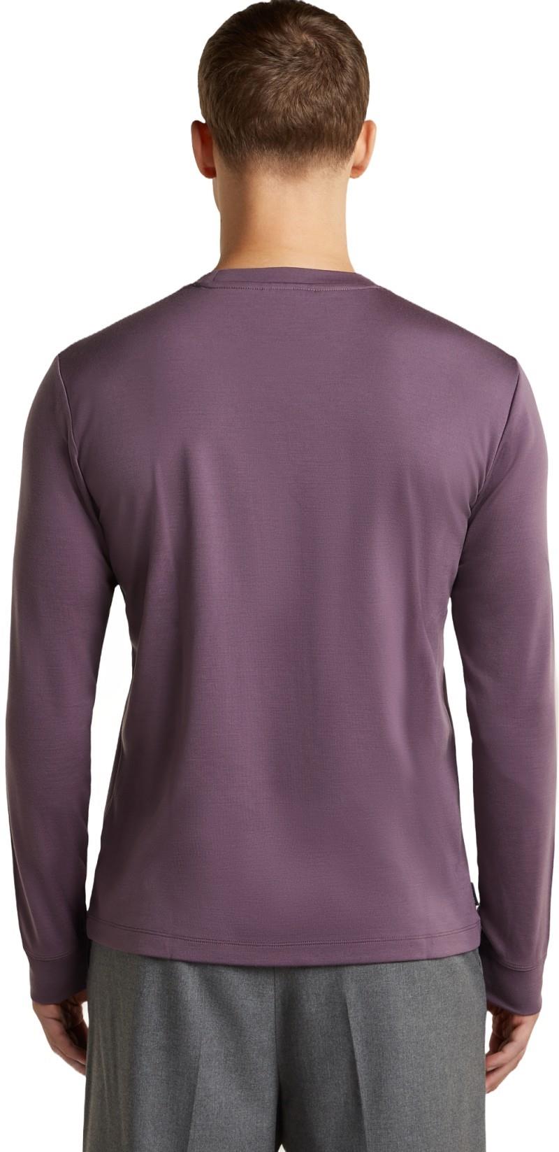 300 15.5 MerinoFine LS Tee - Mens - grey plum 1