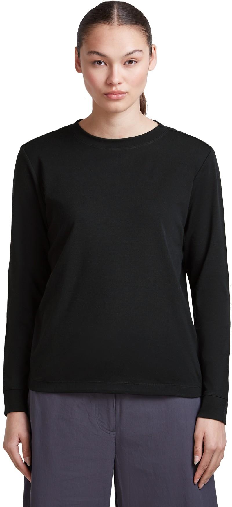 300 15.5 MerinoFine LS Tee - Womens - black 1