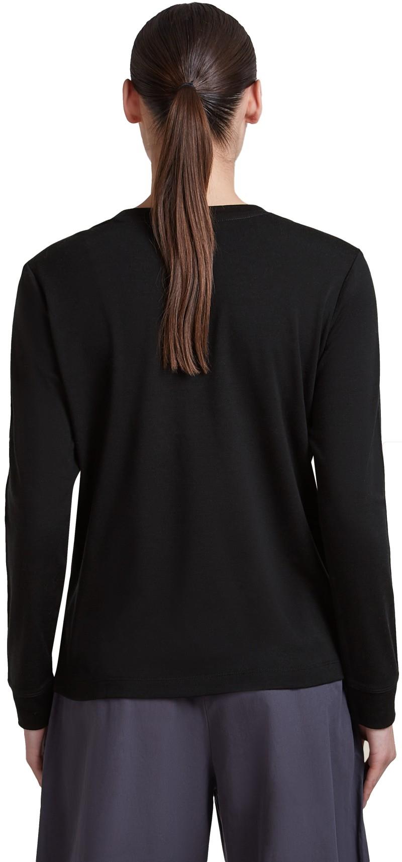 300 15.5 MerinoFine LS Tee - Womens - black 1