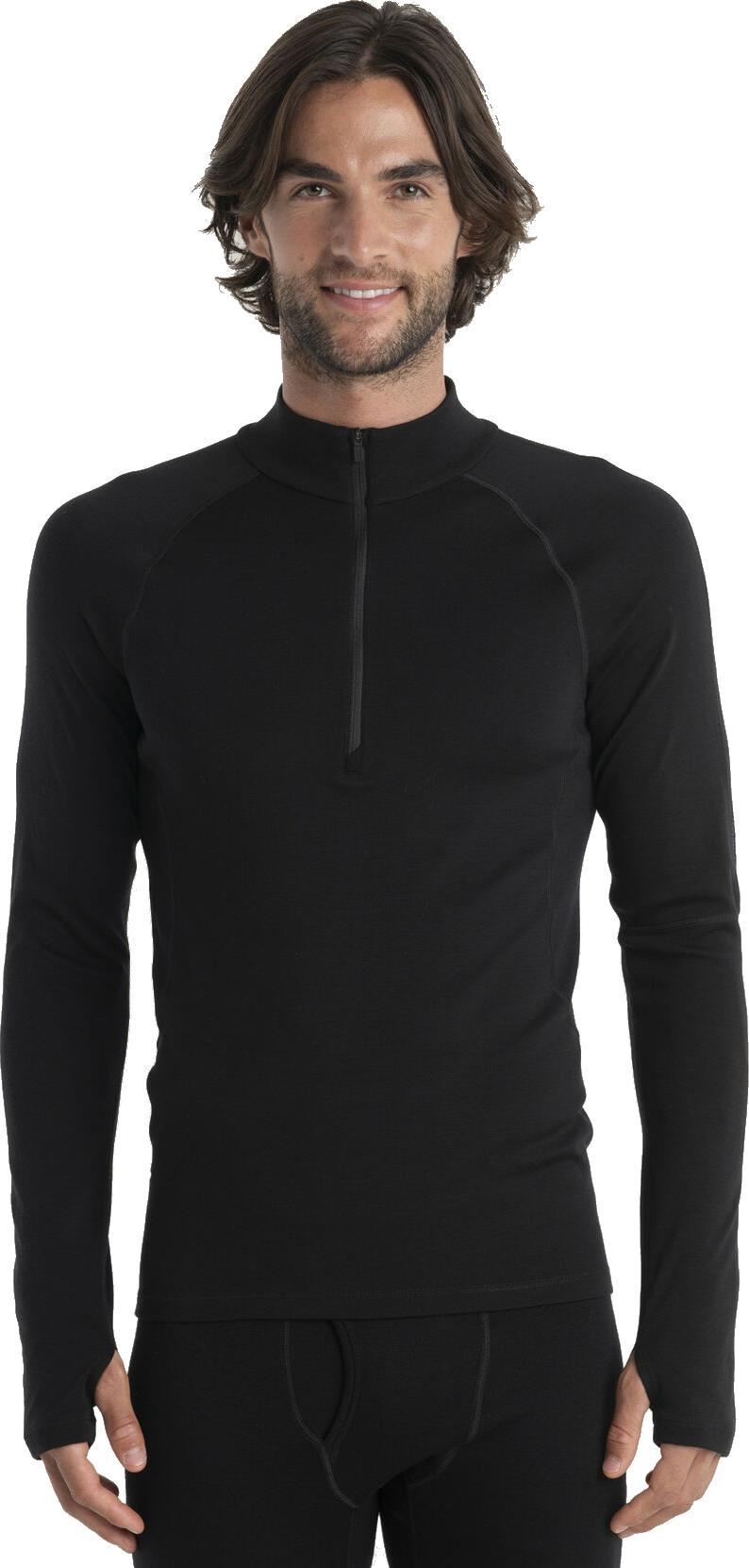 300 MerinoFine Polar LS Half Zip - Mens - black 1