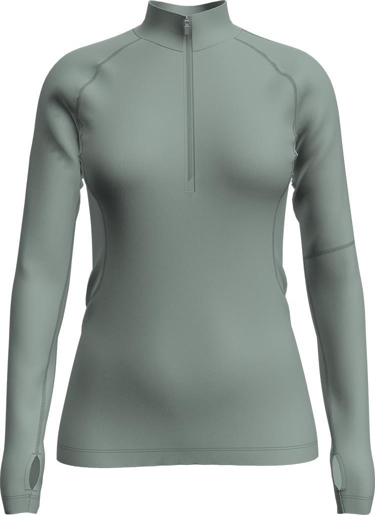 300 MerinoFine Polar LS Half Zip - Womens - Moss 1