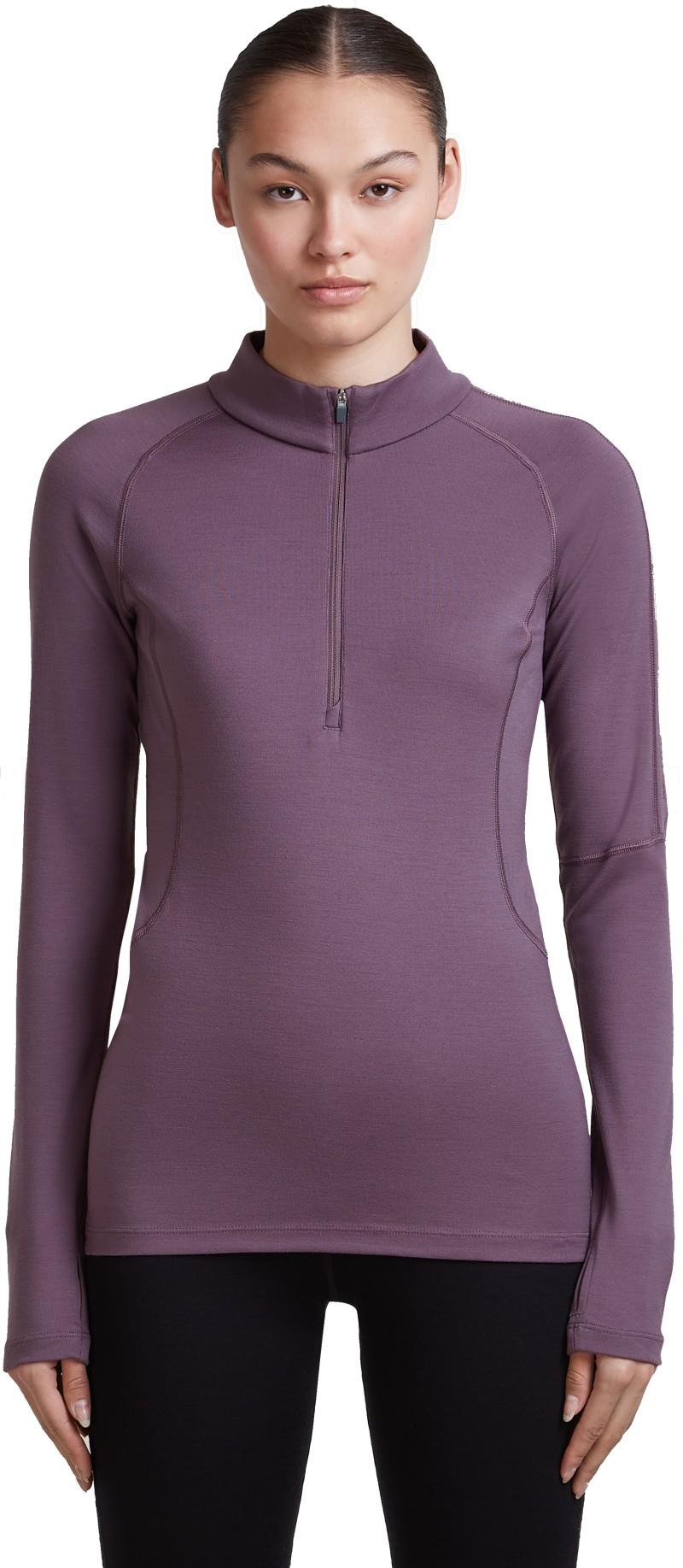 300 MerinoFine Polar LS Half Zip - Womens - grey plum 1