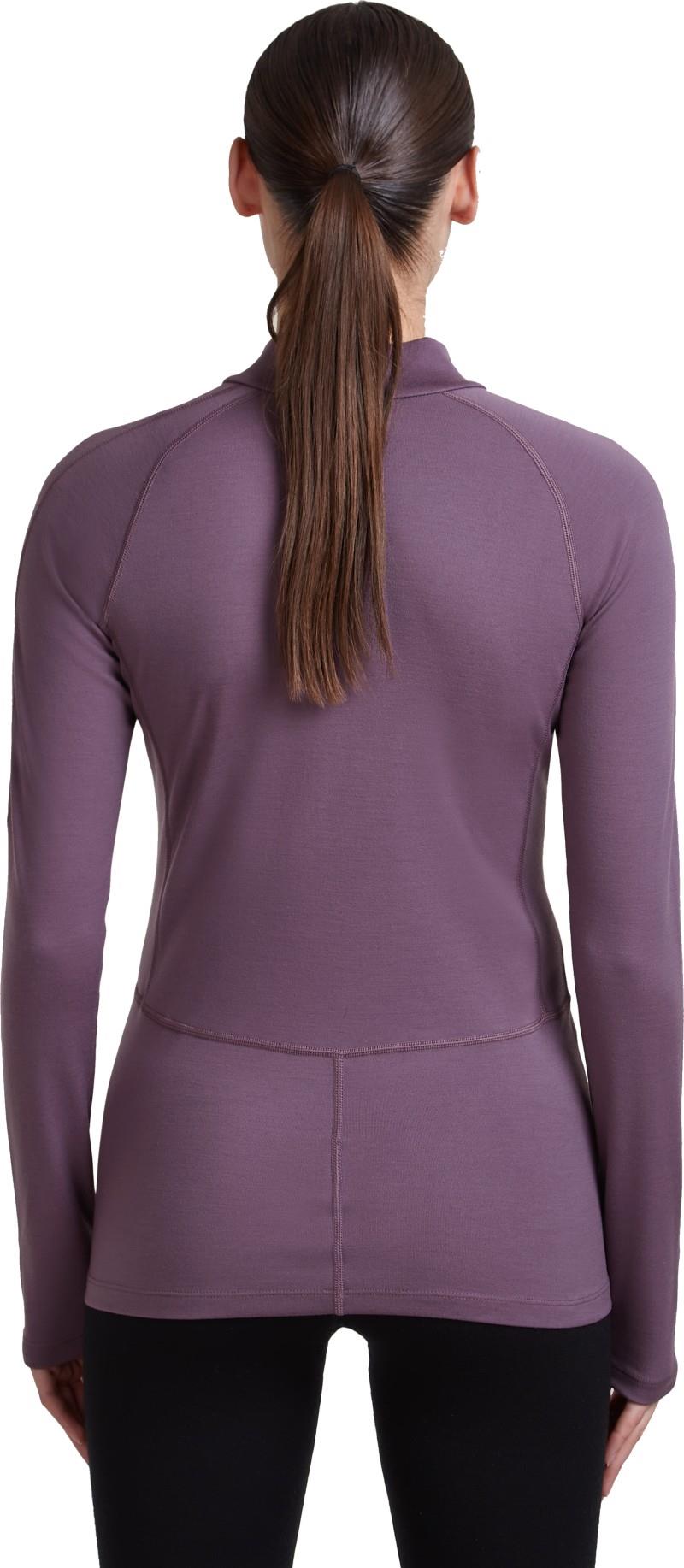 300 MerinoFine Polar LS Half Zip - Womens - grey plum 1