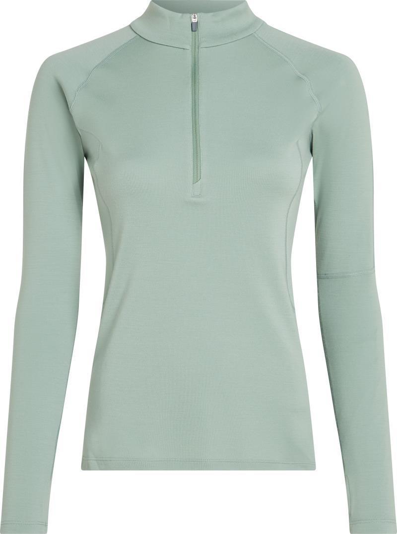 300 MerinoFine Polar LS Half Zip - Womens - moss 1