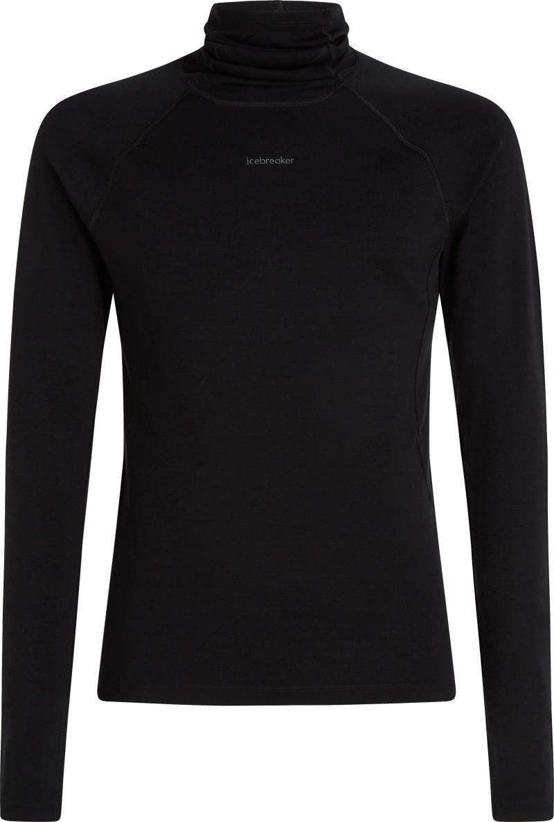 300 MerinoFine Polar LS Roll Neck - Mens - black 1