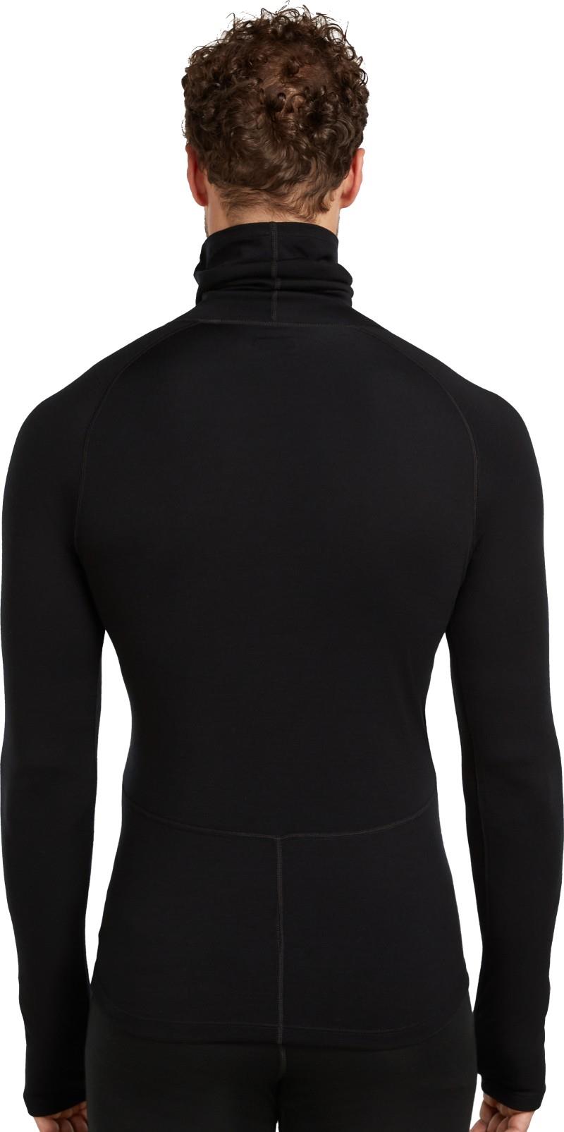 300 MerinoFine Polar LS Roll Neck - Mens - black 1