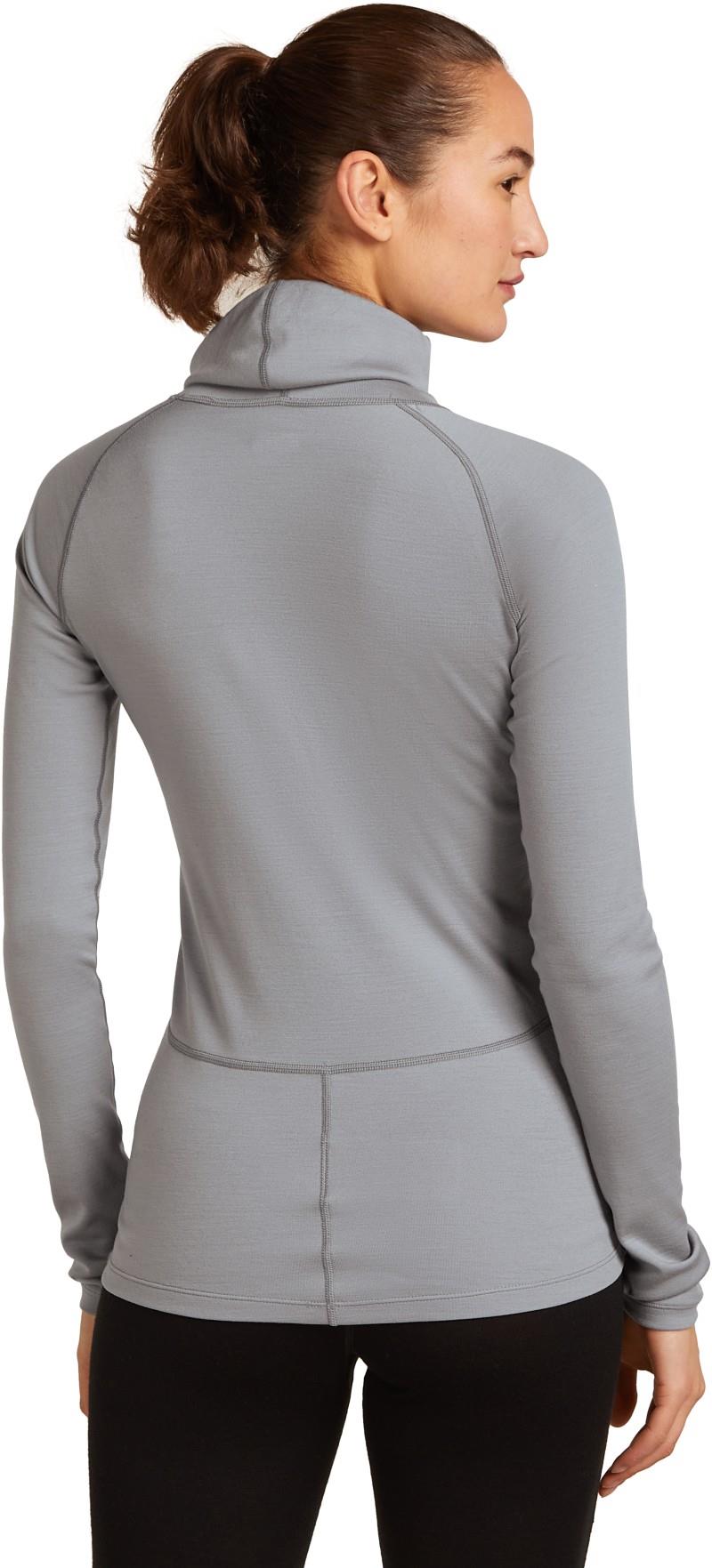 300 MerinoFine Polar LS Roll Neck - Womens - alloy 1