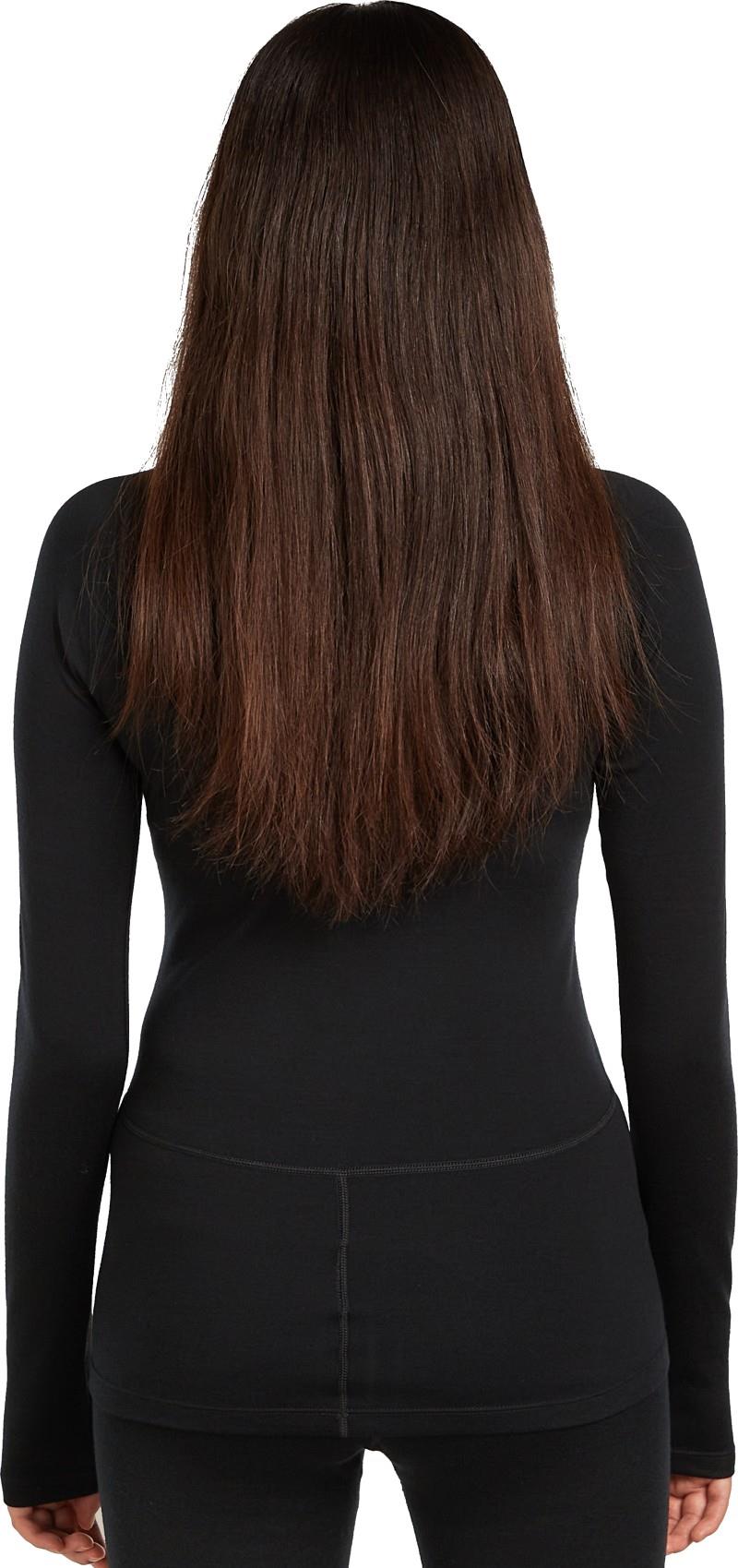 300 MerinoFine Polar LS Roll Neck - Womens - black 1
