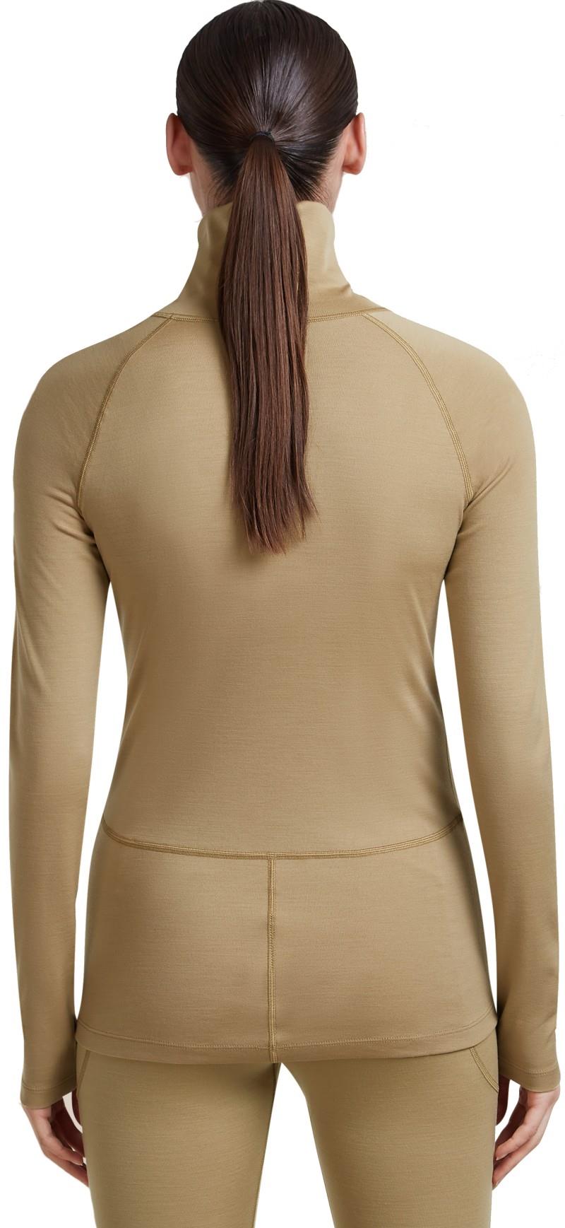 300 MerinoFine Polar LS Roll Neck - Womens - cumin 1